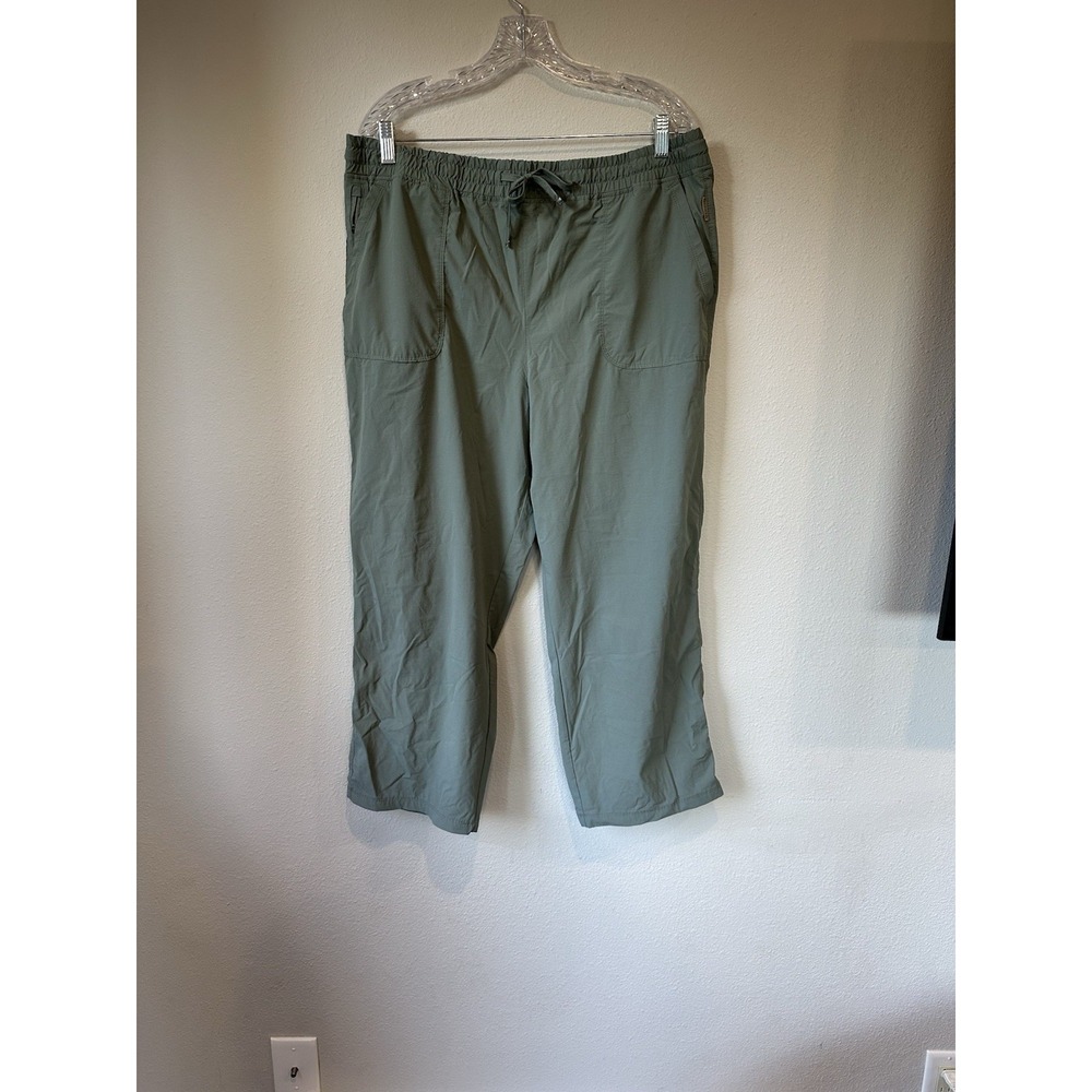 Gerry Women's Nylon Pants‎ Stretchy Waste Cropped Let Size XL